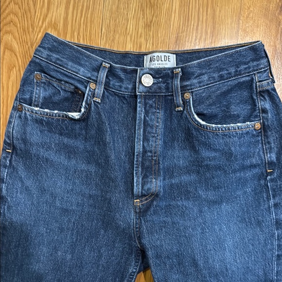 Agolde Remy High Rise Straight-Leg Jeans - Picture 3 of 9